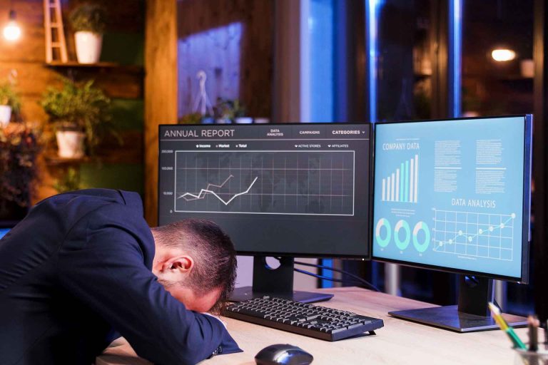 CISO examining a secure, streamlined data dashboard that shows reduced SIEM log volume and masked sensitive data.